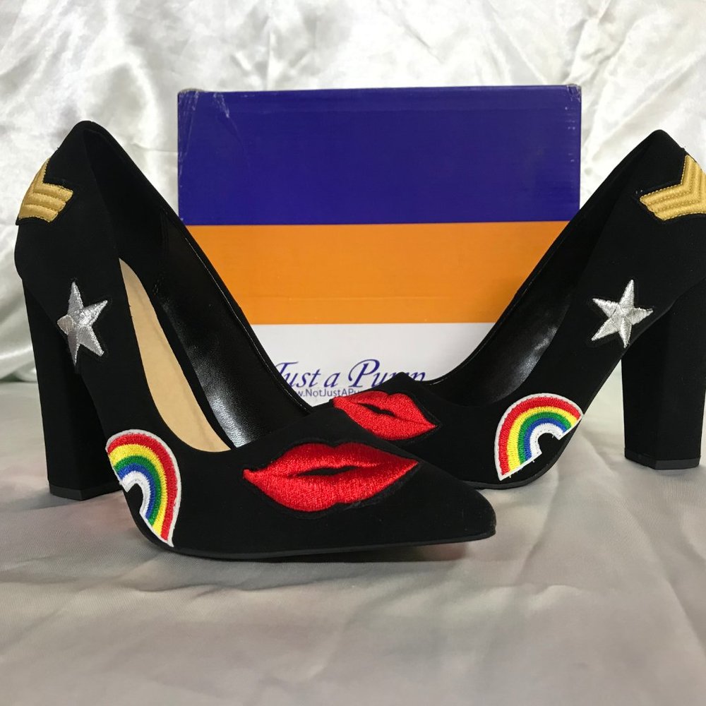 Not Just a Pump Pauline Chunky Heel